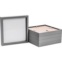 "3D Box Photo Frames - 20 x 20"" - Pack of 5 - Grey" - image 1