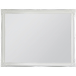 MirrorOutlet Large White Antique Design Ornate Wall Mirror 137 x 107cm - White - thumbnail 4