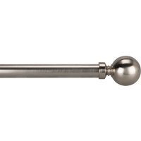 Ascot 35mm Pole Satin Silver - 200 - 300 cm