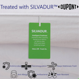 Luxury Anti Allergy Mattress Topper - White / Double - thumbnail 5