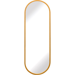 MirrorOutlet The Vultus Metal Framed Double Arched Mirror - Gold / 55cm - thumbnail 3