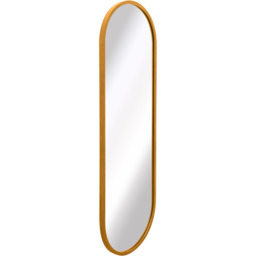 MirrorOutlet The Vultus Metal Framed Double Arched Mirror - Gold / 55cm - thumbnail 4