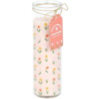 Tulip Print French Tulip Tube Jar Candle - 55 Hour