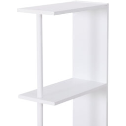 HOMCOM Tall Bathroom Cabinet Bathroom Storage Cabinet with Drawers - Grey,White - thumbnail 5
