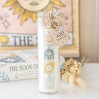 Vintage Tarot Rose Scented Tube Candle - Rose