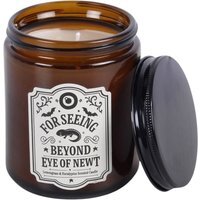 Halloween Witch Potion Scented Jar Candle - Amber / Lemongrass & Eucalyptus