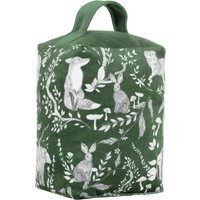 Buckthorn Woodland Velvet Doorstop - Evergreen