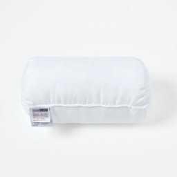 Homescapes Microfibre Bolster Cushion Pad Insert - White / 30cm / 18cm - thumbnail 2