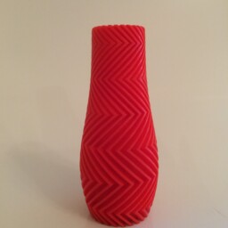 Zigzag Vase 14cm - Yellow / 125g - thumbnail 2