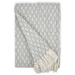 Casablanca Throw - Silver / 127cm / 152cm - thumbnail 4
