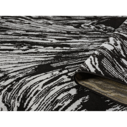 Obsidian Modern Low Pile Area Rug - Whirlpool Design Grey Rug - Grey / 230cm - thumbnail 5