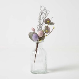 Homescapes Spring Easter Egg and Eucalyptus Pick - Lilac Pink - thumbnail 4