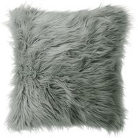 Square Fluffy Faux Fur Cushion Cover 50*50cm - Grey