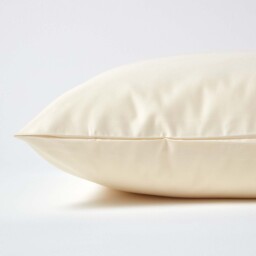 1000 Thread Count Egyptian Cotton Housewife Pillowcase - Cream / 40cm - thumbnail 2