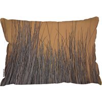 Broom Stick On The Wall Outdoor Cushion - Brown - thumbnail 1