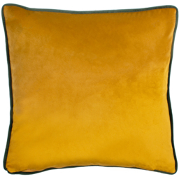 Hide and Seek Santa Printed Piped Velvet Cushion - Green - thumbnail 2