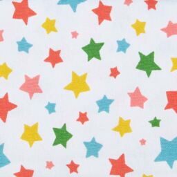 Cotton Stars Ready Made Eyelet Curtain Pair - Multicolour / 182cm / 137cm - thumbnail 4