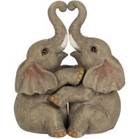 Elephant Couple Ornament Sweet Valentine's Day gift - Brown - thumbnail 1