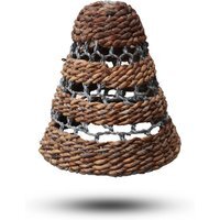 Natural Banana Leaf  AbuAbu Raffia Lamp Shades Set of 3 - Brown