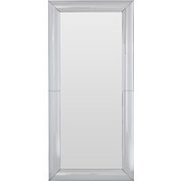 Mattise White Wall Mirror - Silver