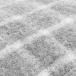 Faux Mohair Check Polyester Filled Cushion - Flint Grey - thumbnail 3