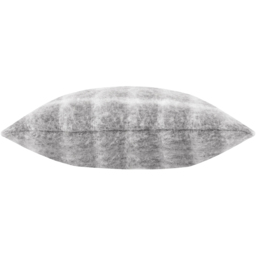 Faux Mohair Check Polyester Filled Cushion - Flint Grey - thumbnail 2