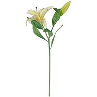 Artificial Silk Real Touch Lily Stem - Yellow