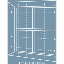 25mm Plastic Venetian Blind - Cream / 135cm / 210cm - thumbnail 3