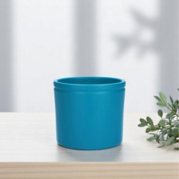 Ceramic Indoor Lucca Plant Pot  - Turquoise - thumbnail 3