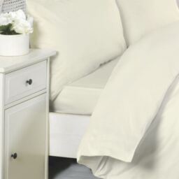 T200 Oxford Pillowcase Pair - Cream - thumbnail 3