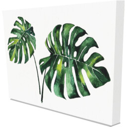 Floral elements canvas print - Green / 101cm / 77cm - thumbnail 2
