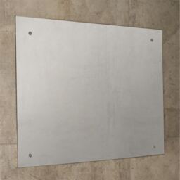 Frameless Rectangle Mirror 450 x 600mm - Silver - thumbnail 3