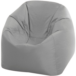 Teen Bean Bag Chair, Large Outdoor Beanbag for Kids, Filling Included - Grey - thumbnail 2
