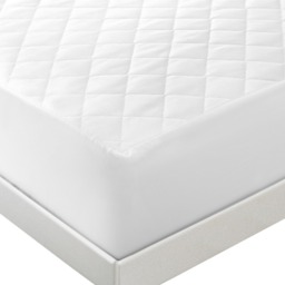 "T-200 Quilted 16"" Mattress Protector - White / Twin" - thumbnail 2