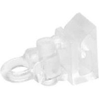 Roman Blind Clip On Cord Toggles - Clear - Clear / 20