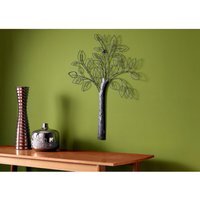 Art for the Home Tree Branch Metal Wall Art  - Black