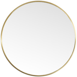 Round Nordic Hanging Makeup Wall Mirror - Gold - thumbnail 4