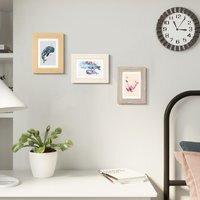 SONGMICS Set of 3 Picture Frames, MDF and Glass - Bronze
