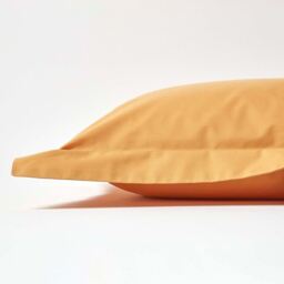 200 Thread Count Egyptian Cotton Oxford Pillowcase - Mustard - thumbnail 3