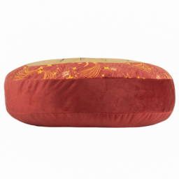 Ethereal Sun Velvet Round Filled Cushion - Gold Dust - thumbnail 3