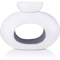 Ava May Oval Burner - White