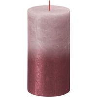 Rose Red Bolsius Rustic Metallic Candle (130 x 68mm) - Rose Red