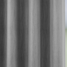 Pair of Goodwood Eyelet Thermal Room Darkening Curtains - Silver / 168cm / 137cm - thumbnail 3