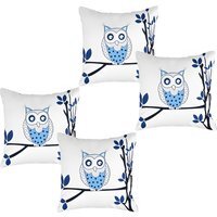 Floral Printed Outdoor Scatter Cushion - Owls Purple / 4 - image 1