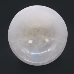 Elegant Selenite Round Bowl for Crystals, Jewelry Decor - White - thumbnail 4