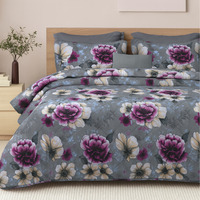 Washable 2.5 Tog Quilt and Pillowcase Set - Cloudy Grey / Double - image 1