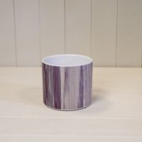 Rustic Grey Wood Grain Pot Plant pot - Grey