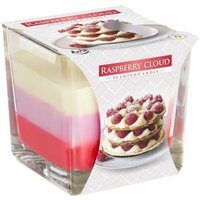 Rainbow Jar Candle Raspberry Cloud - Red
