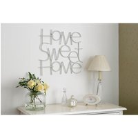 Art for the Home Home Sweet Home Metal Wall Art - White - image 1