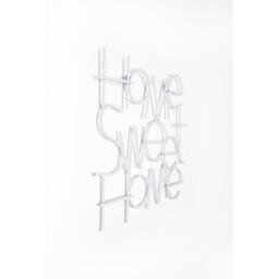 Art for the Home Home Sweet Home Metal Wall Art - White - thumbnail 3